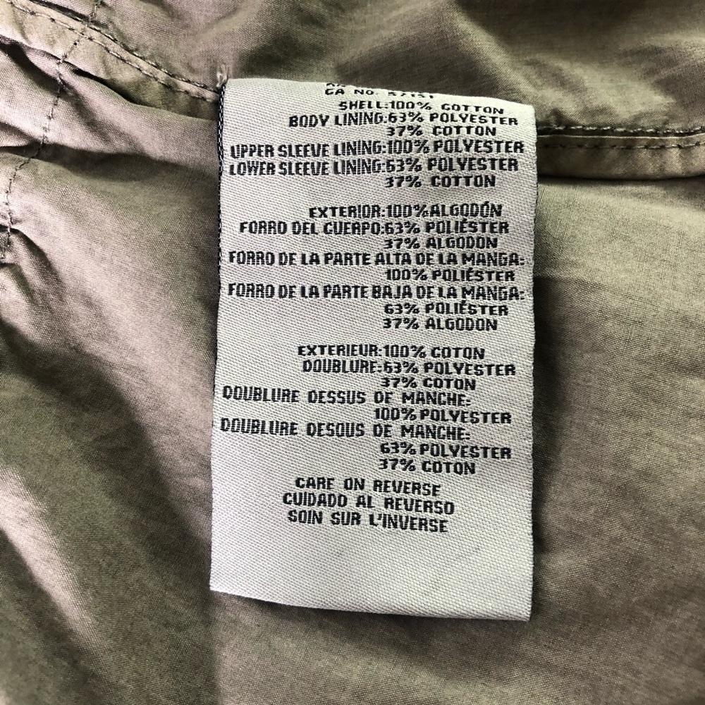 LEVI’S Cotton Lightweight Fishtail Jacket - Picture 14 of 16
